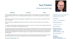 Desktop Screenshot of nigelwhitfield.com